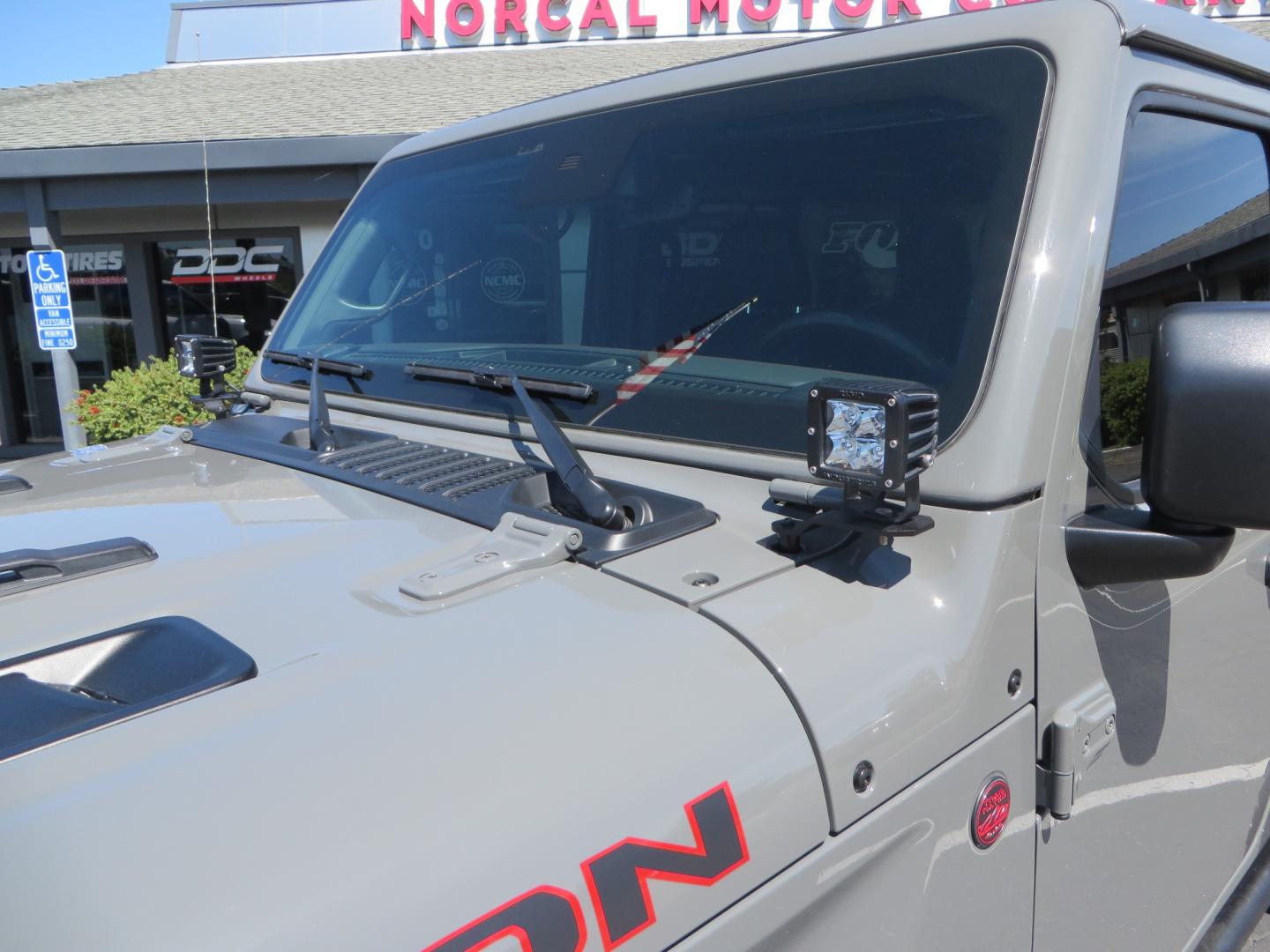 2021 Sting Grey /BLACK Jeep Wrangler Unlimited Rubicon (1C4JJXFM5MW) with an 3.0L V6 DOHC 24V TURBO DIESEL engine, 6A transmission, located at 2630 Grass Valley Highway, Auburn, CA, 95603, (530) 508-5100, 38.937893, -121.095482 - Diesel JL with Sky One power top featuring a Teraflex suspension system, Falcon adjustable shocks & steering stabilizer, Full Metal Cloak skid plate, 17" Method bead grip wheels, 37" Toyo RT Trail tires, Warn winch, Rigid Led lighting, Teraflex HD spare tire carrier, Teraflex Diff covers, Amp steps, - Photo#15